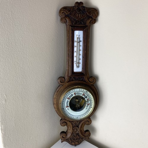 Antique banjo barometer - banjo,