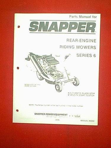 Snapper rear engine riding - rear,