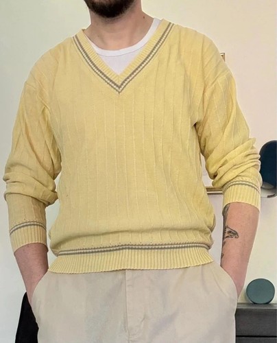 Vintage 90s pastel yellow - vintage,