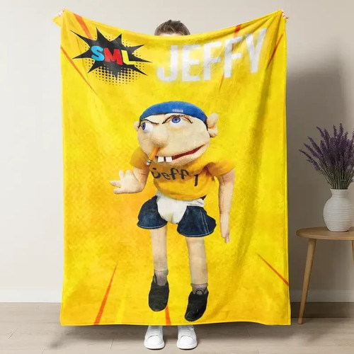 Yellow helmet comic puppet - yellow,