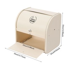 2 Layer Metal Bread Bin