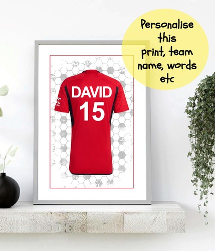 Football club wall print - football,