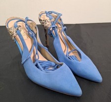 GUESS Blue Suede Snakeskin