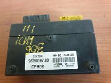 PEUGEOT 306 ALARM CONTROL MODULE 96398197.80