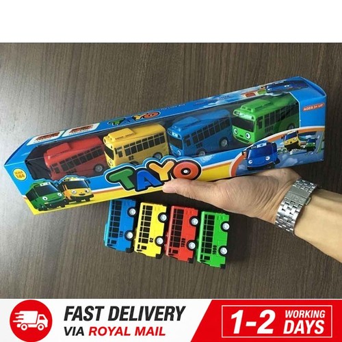 4pcs tayo bus toy - tayo, set