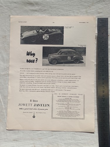 Jowett javelin jupiter - jowett, why