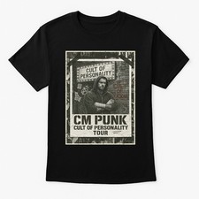 CM Punk Cult of Personality Tour WWE Wrestling Unisex Adults & Kids T-Shirt