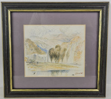 Victorian Watercolour "BOLTON