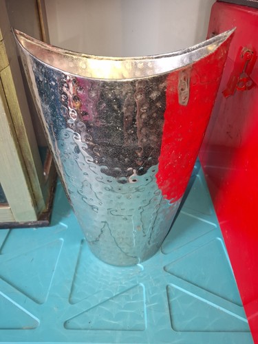 Metal vase shape decorative - vase,