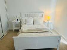 Ikea bed set with side tables
