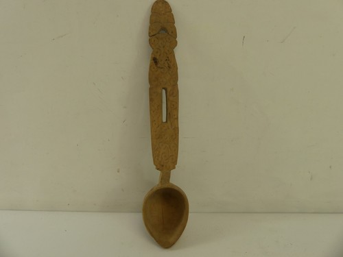 Wooden carved spoon - (refjoh13),