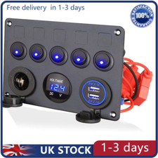 5 Gang LED Light Switch