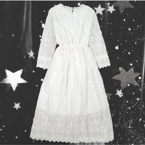 Vintage white lace - white,