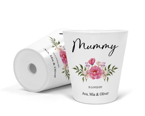 Personalised floral plant - plant, pot