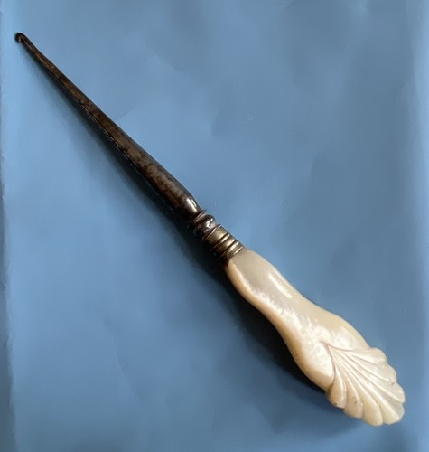 Vintage metal hook tool - vintage,