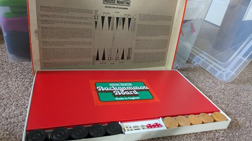 House martin 1970 backgammon - 1970's,