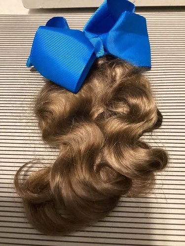Mohair 10g dark blonde - "dark, blonde"-