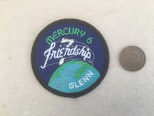 MERCURY 6 FRIENDSHIP PATCH NASA ORBITAL SPACE MISSION: JOHN GLENN