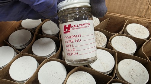 Halliburton gas oil well glass - oil,