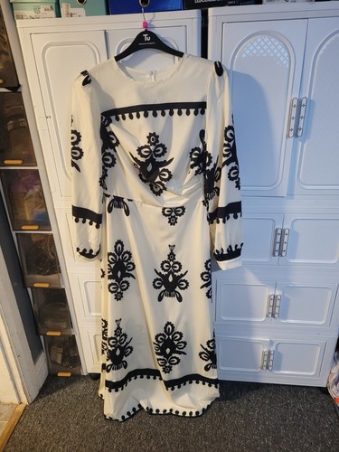 White black full - white, long