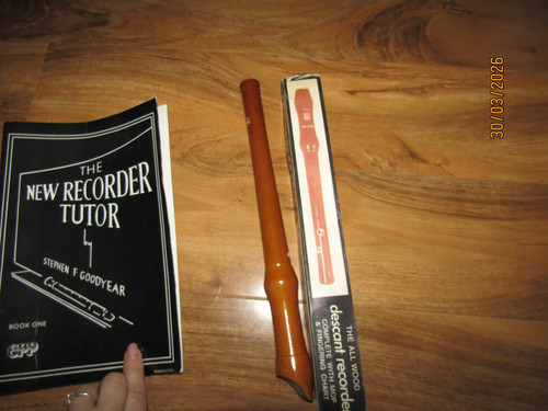 Musima wooden descant - musima, recorder