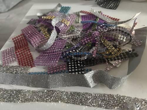 Off cuts diamanté - diamanté, style