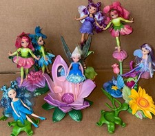 Barbie Fairytopia Disney Fairy Pixie Bundle Petal Pixies Wingdom Periwinkle Doll