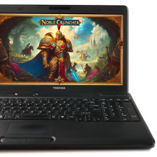 Cheap Toshiba Laptop BIG 15.6" Screen Intel Core i3 128GB SSD Win10 Computer PC