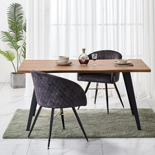 Pack of 2 Velvet Dining Chairs