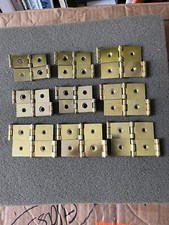 Shoji Screen Hinges, 40 Years Old - Brass (Lot of 8)  LBC