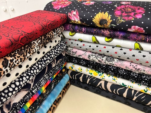 Cotton viscose jersey - , printed
