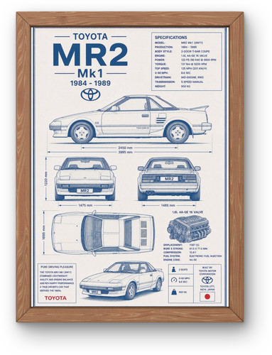 Toyota mr2 mk1 - mk1, blueprint