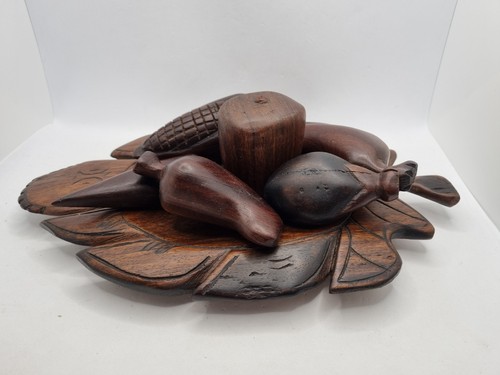 Vintage wooden fruit - vintage,
