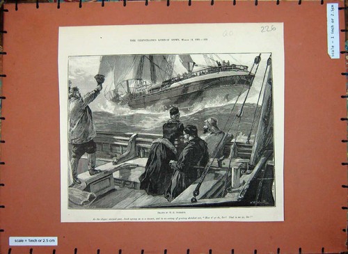 Original old antique print - original,