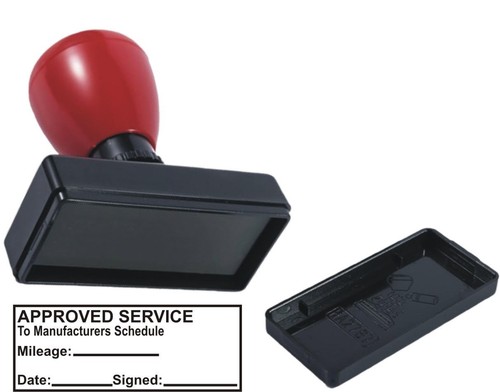 Service stamp garage - stamp,