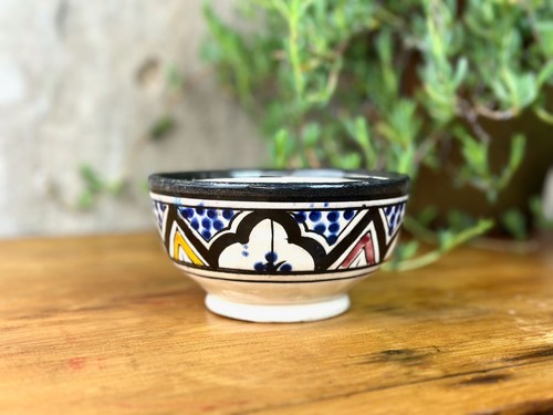 Vintage moroccan safi bowl - vintage,