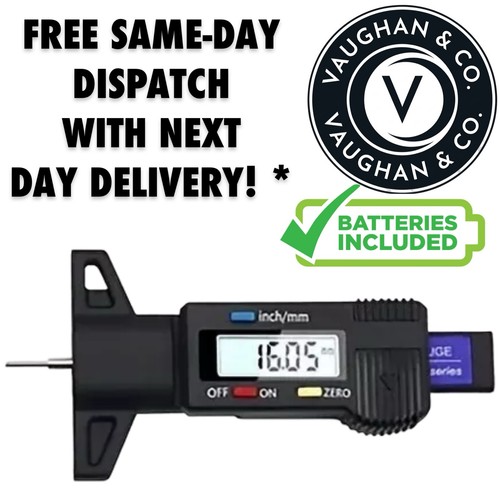 Digital tyre depth gauge tread - depth,