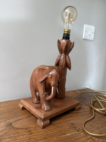 Vintage mcm teak carved wood - mcm,