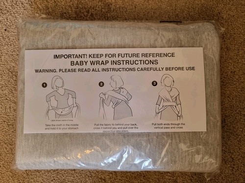 Grey baby sling - baby,