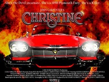 CHRISTINE 1983 quad poster print 30x40" John Carpenter Stephen King Keith Gordon