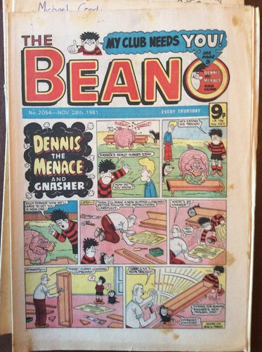 Box rare beano comic 2054 - box,