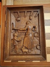 Vintage Wall Hanging Carved