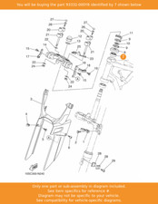YAMAHA Bearing, 93332-000Y6