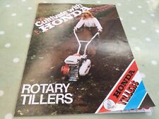 HONDA GARDEN CULTIVATER MINI ROTARY TILLER F200 GENUINE BROCHURE FOLDER