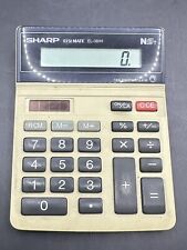 Retro Vintage Sharp Elsi Mate EL-361H Calculator 1980s 1990s Large Buttons Solar
