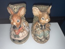 Pendelfin Rabbits Book Ends