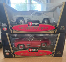 BURAGO 1954/1957 MERCEDES-BENZ 300SL DIECAST MODEL 3013 & 3023