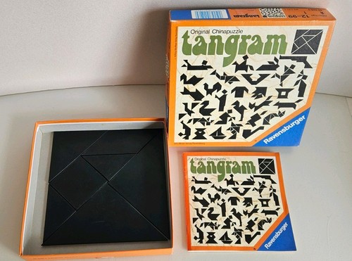 Vintage tangram ravensburger - vintage, w