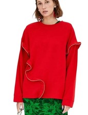 Zara Trafaluc  zipper ruffle