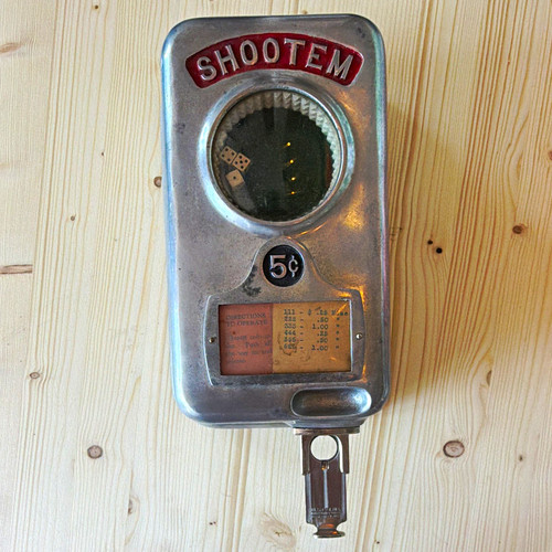 Shoot coin operated - 5¢, coin-operated